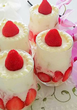 いちごの簡単ショートケーキ-レシピのメイン写真
