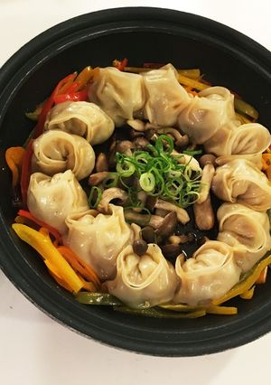簡単♪ヘルシーフラワー蒸し餃子-レシピのメイン写真