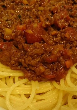 自家製♪濃厚ミートソーススパゲッティ-レシピのメイン写真