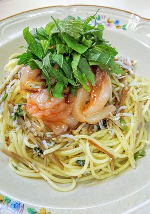 いか明太しらすﾊﾟｽﾀ-レシピのメイン写真