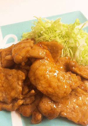 豚肉の甘しょっぱソテー-レシピのメイン写真