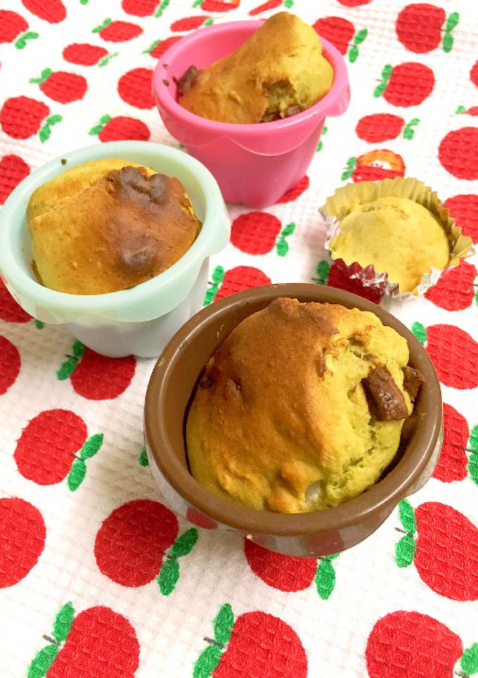 アイスでふんわり！？簡単抹茶マフィン♡-レシピのメイン写真