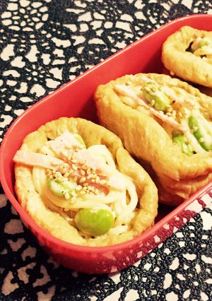 糖質0麺◆簡単スパサラ風オープンいなり-レシピのメイン写真