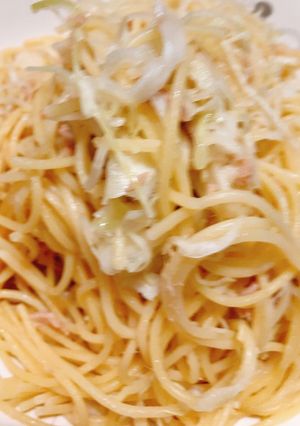 ツナとせんキャベツのパスタ-レシピのメイン写真