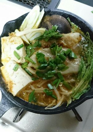カンタン！スキレットで作るスタミナ餃子鍋-レシピのメイン写真