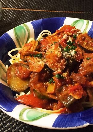 ラタトゥイユリメイク☆パパッとパスタ-レシピのメイン写真