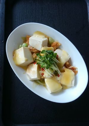 チンするだけ！豆腐のバターチーズ焼き♪-レシピのメイン写真