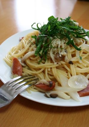 きのこのあっさりパスタ　-レシピのメイン写真