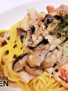 簡単☆きのこの濃厚クリームパスタ-レシピのメイン写真