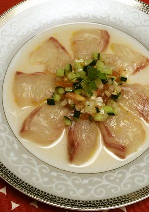 美人レシピ・鯛のカルパッチョ-レシピのメイン写真