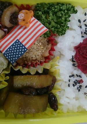 材料3つで2品！時間ないときのお弁当☆-レシピのメイン写真