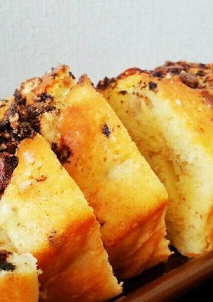 簡単！ブラックサンダー入りバナナケーキ-レシピのメイン写真
