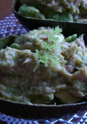 サッパリ酢醤油☆アボカドツナ和え-レシピのメイン写真