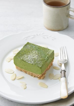 混ぜるだけ♪さわやか抹茶チーズケーキ-レシピのメイン写真
