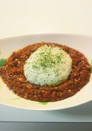 フライパンで簡単挽肉カレー♩-レシピのメイン写真