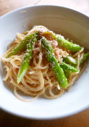アスパラと明太子のパスタ♪-レシピのメイン写真