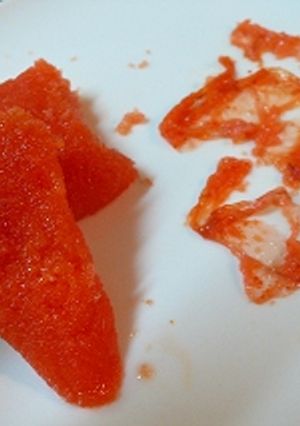 明太子の皮を驚くほど簡単にはがす方法-レシピのメイン写真
