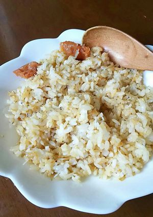 すぼらなレシピ！しらすごまチャーハン♪-レシピのメイン写真