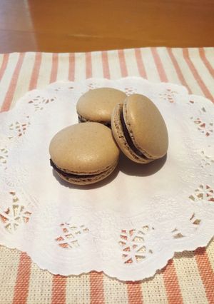 簡単！サクッしっとり♥ショコラマカロン☆-レシピのメイン写真