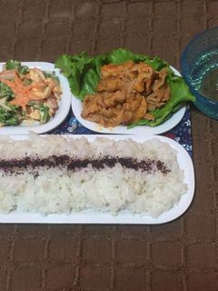 豚肉の豆板醤炒めワンプレート-レシピのメイン写真