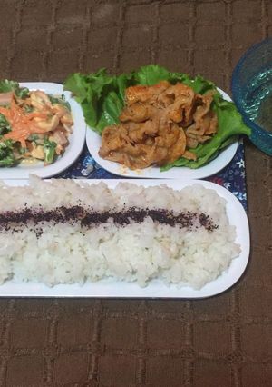 豚肉の豆板醤炒めワンプレート-レシピのメイン写真
