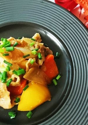 生姜W使い♪簡単ぽかぽか豚バラ肉じゃが-レシピのメイン写真