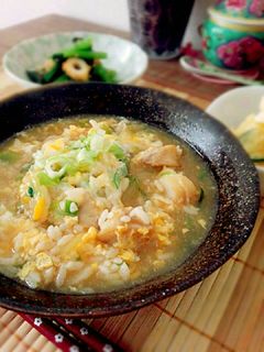 風邪の日に食べたい✩タラの雑炊-レシピのメイン写真