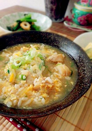 風邪の日に食べたい✩タラの雑炊-レシピのメイン写真
