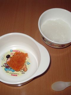 離乳食(初期)ニンジンとりんごのおろし煮-レシピのメイン写真