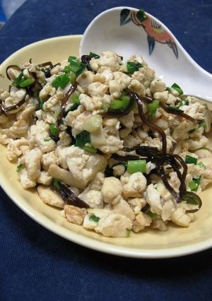 材料３つで☆塩昆布ウマウマ炒り豆腐-レシピのメイン写真