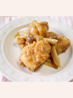 鶏むね肉の甘酢しょうが炒め-レシピのメイン写真