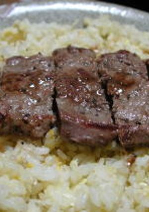 欲ばりエノキ炒飯ステーキ-レシピのメイン写真