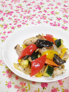 鶏肉と彩り野菜のオレガノ炒め✿-レシピのメイン写真
