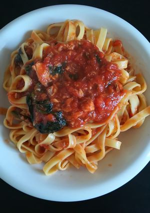 簡単！サバ缶でトマトパスタ★-レシピのメイン写真