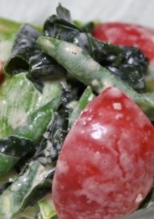 トマトといんげんのごまサラダ-レシピのメイン写真