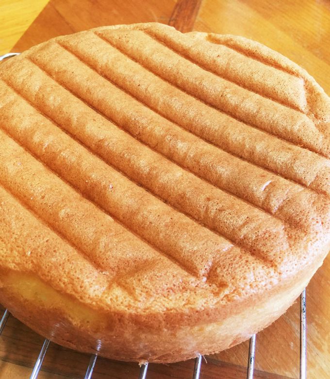 基本のスポンジケーキ-レシピのメイン写真