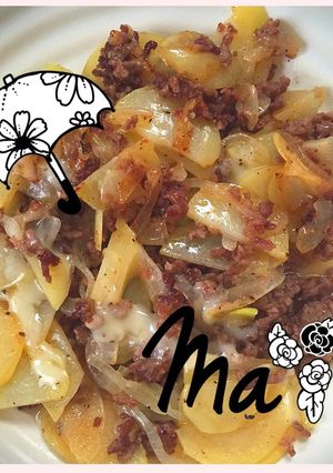 簡単❤お酒のお供にじゃがたまチーズ焼き-レシピのメイン写真