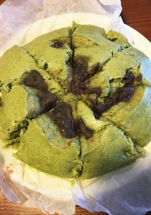 米粉で♬よもぎとあんこの蒸しパン-レシピのメイン写真