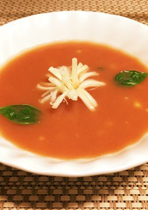 簡単可愛い♪トマトの冷製スープ-レシピのメイン写真
