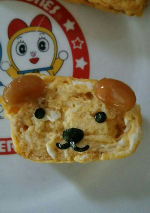 卵焼きでわんわん-レシピのメイン写真