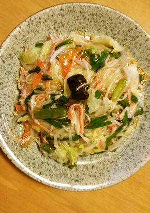 麺はパリパリかた焼きそばのあんかけランチ-レシピのメイン写真