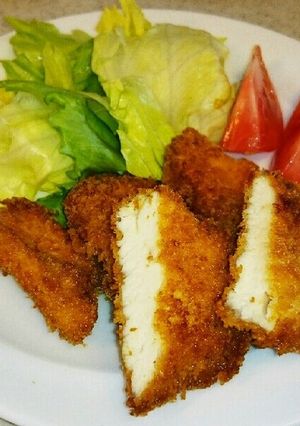 鶏むね肉でジューシーチキンカツ-レシピのメイン写真
