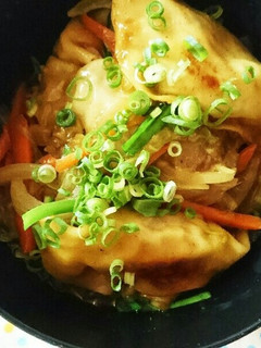 夏にピッタリ!王将餃子カレー丼-レシピのメイン写真