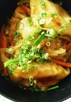 夏にピッタリ！王将餃子カレー丼-レシピのメイン写真