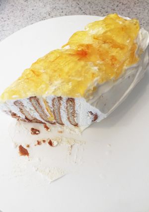 簡単！ビスケットで作るオレンジケーキ-レシピのメイン写真