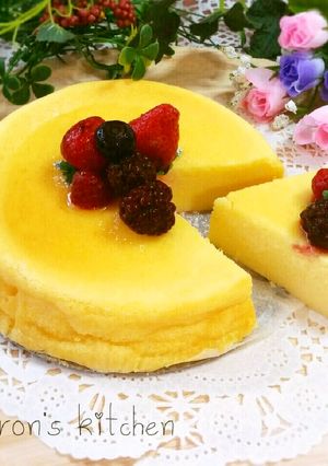 贈り物にも♡とろーり濃厚半熟チーズケーキ-レシピのメイン写真