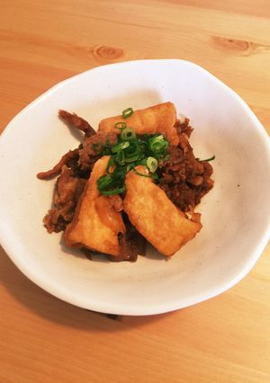 時短・簡単・ごはんのお供に厚揚げ肉煮-レシピのメイン写真