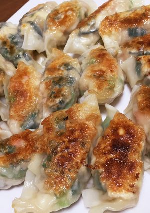 絶品!えびニラ餃子♪-レシピのメイン写真