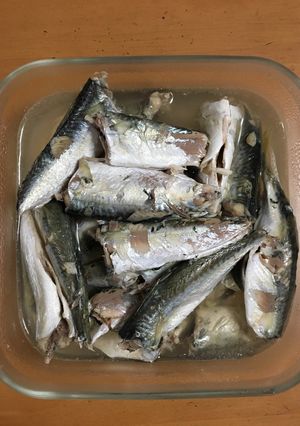 小サバの水煮-レシピのメイン写真