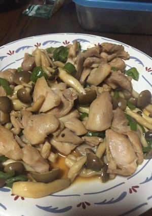 鶏としめじのレモン醤油-レシピのメイン写真